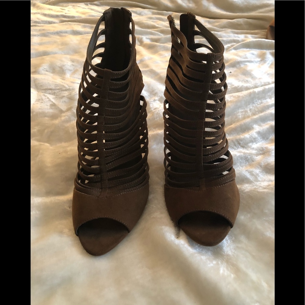 Brown suede  Zara Heels